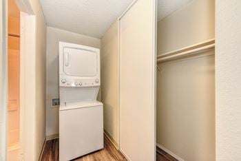 In unit with laundry